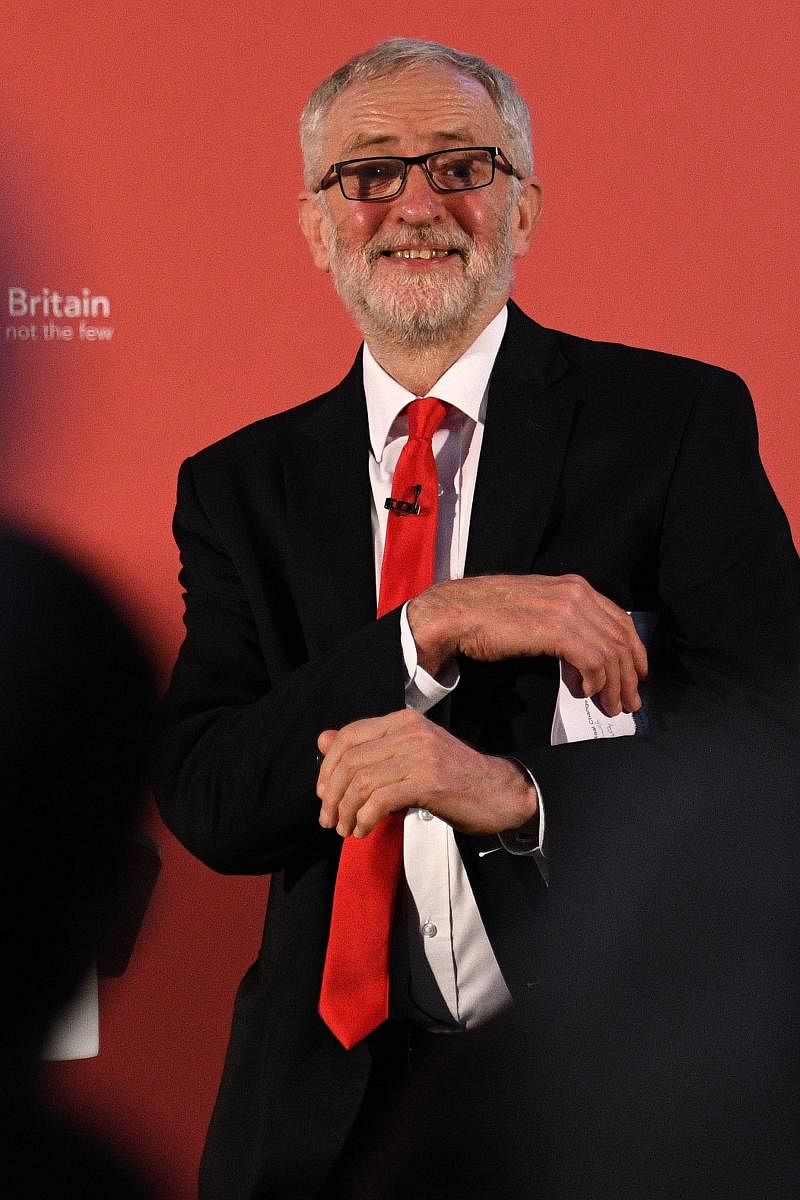 Britain's Labour Party leader Jeremy Corbyn (Photo by AFP)