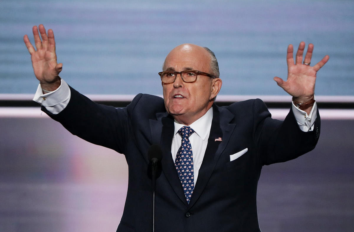 Giuliani was a force in Trump's defense during the lengthy Russia investigation by the special counsel. AFP