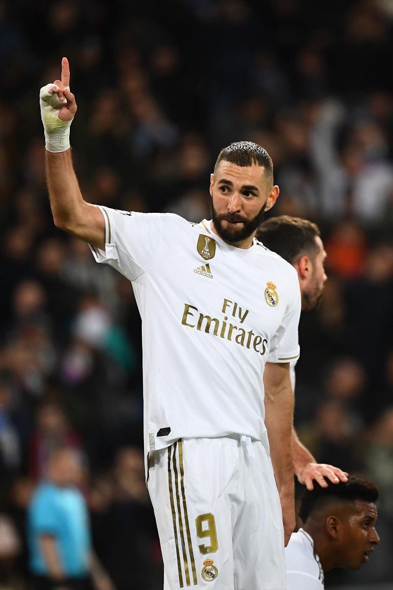 Real Madrid's French forward Karim Benzema (Photo by AFP)