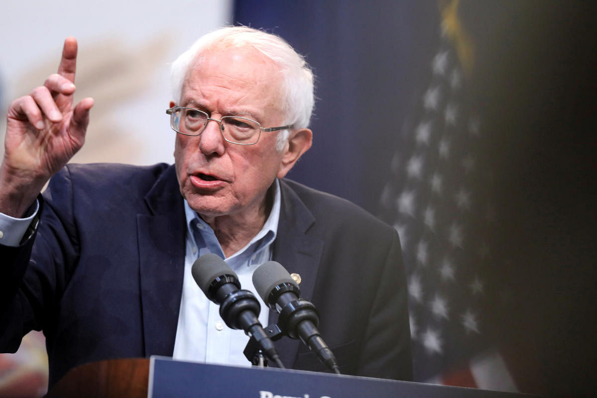 Democratic 2020 US presidential candidate Senator Bernie Sanders. (REUTERS/File Photo)