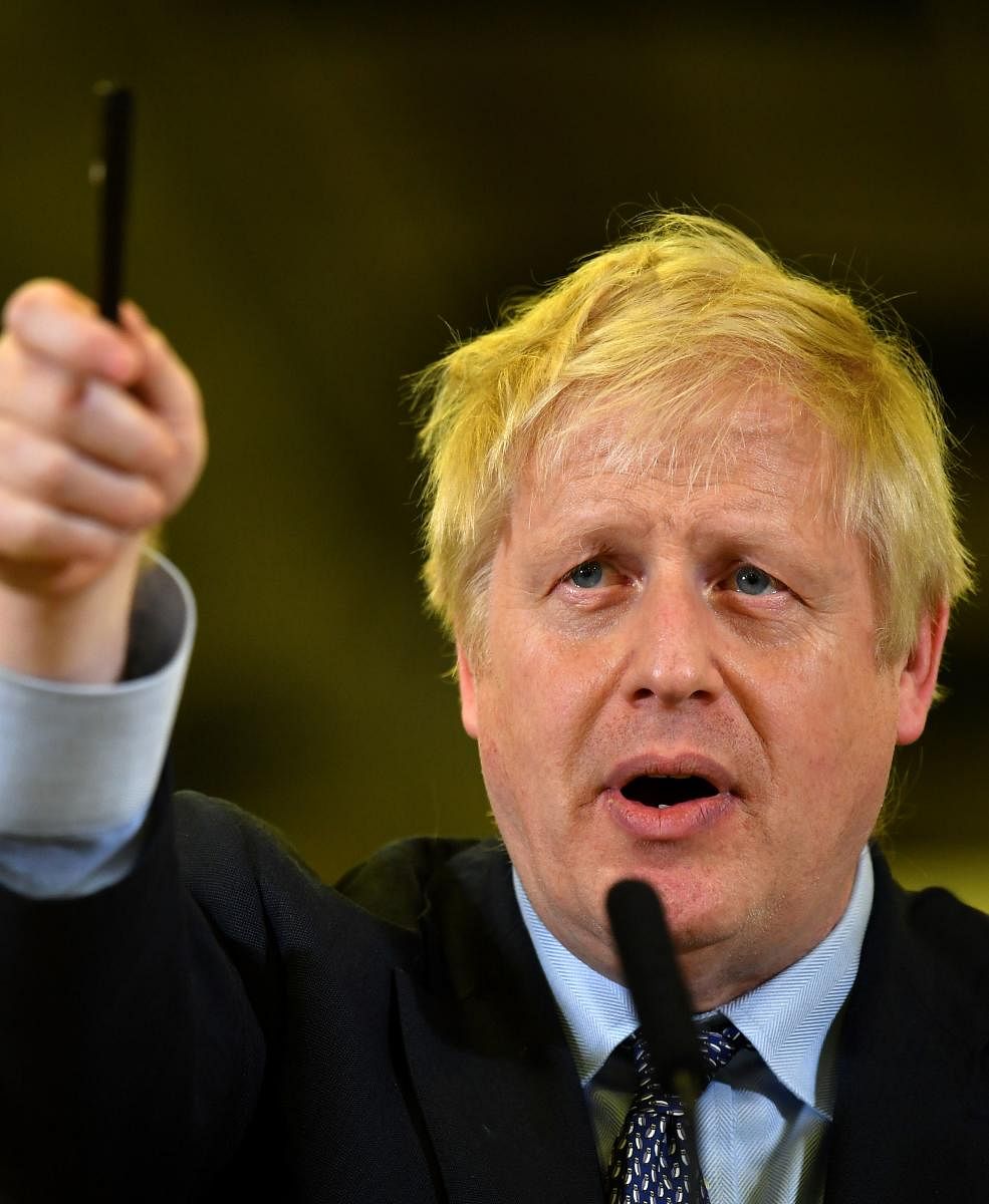 Britain's Prime Minister Boris Johnson. (Photo by AFP)