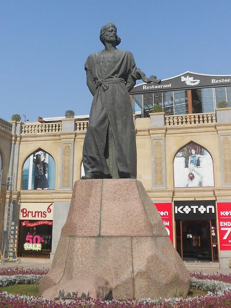 Statue of Seyid Imadeddin Nesimi. Representative image