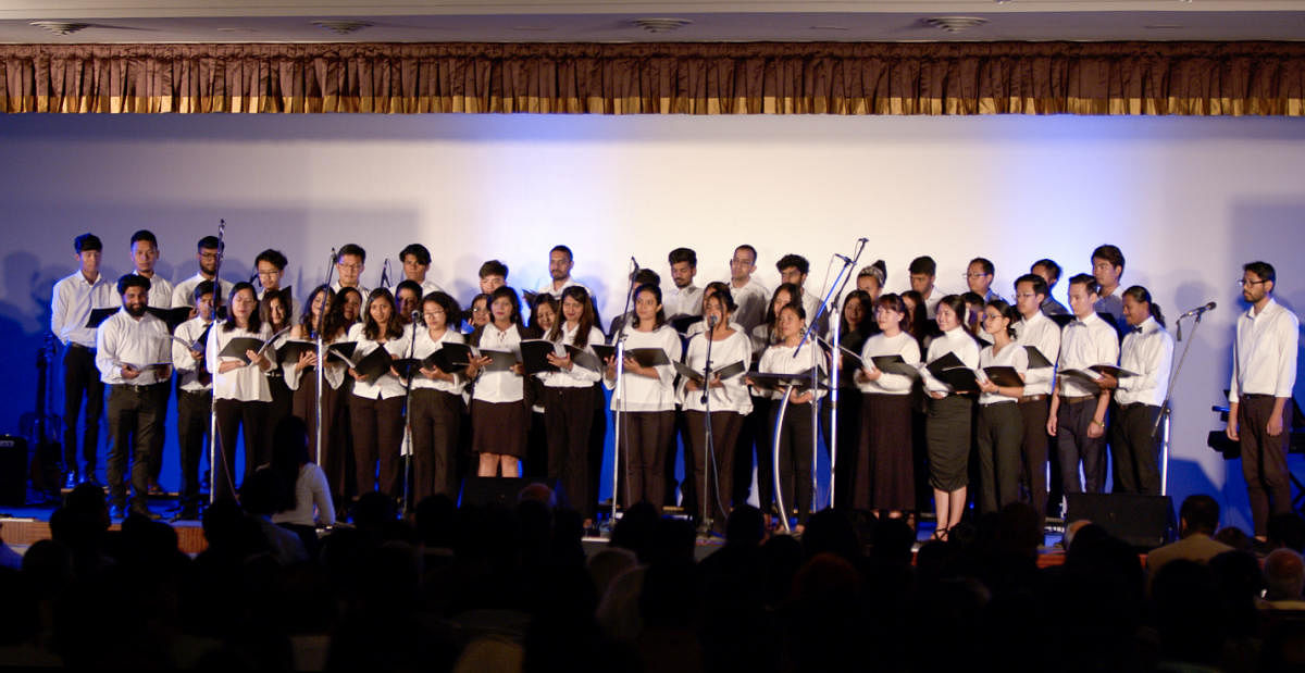 Over 40 students from The Bangalore Conservatory performed at the Christmas musical.