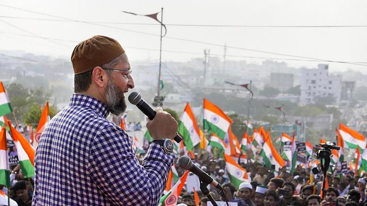 "We condemn the violence in Bhainsa and demand that @TelanganaCMO and @TelanganaDGP should take the strictest action against the miscreants and the organisations that they belong to", tweeted Owaisi. (PTI Photo)