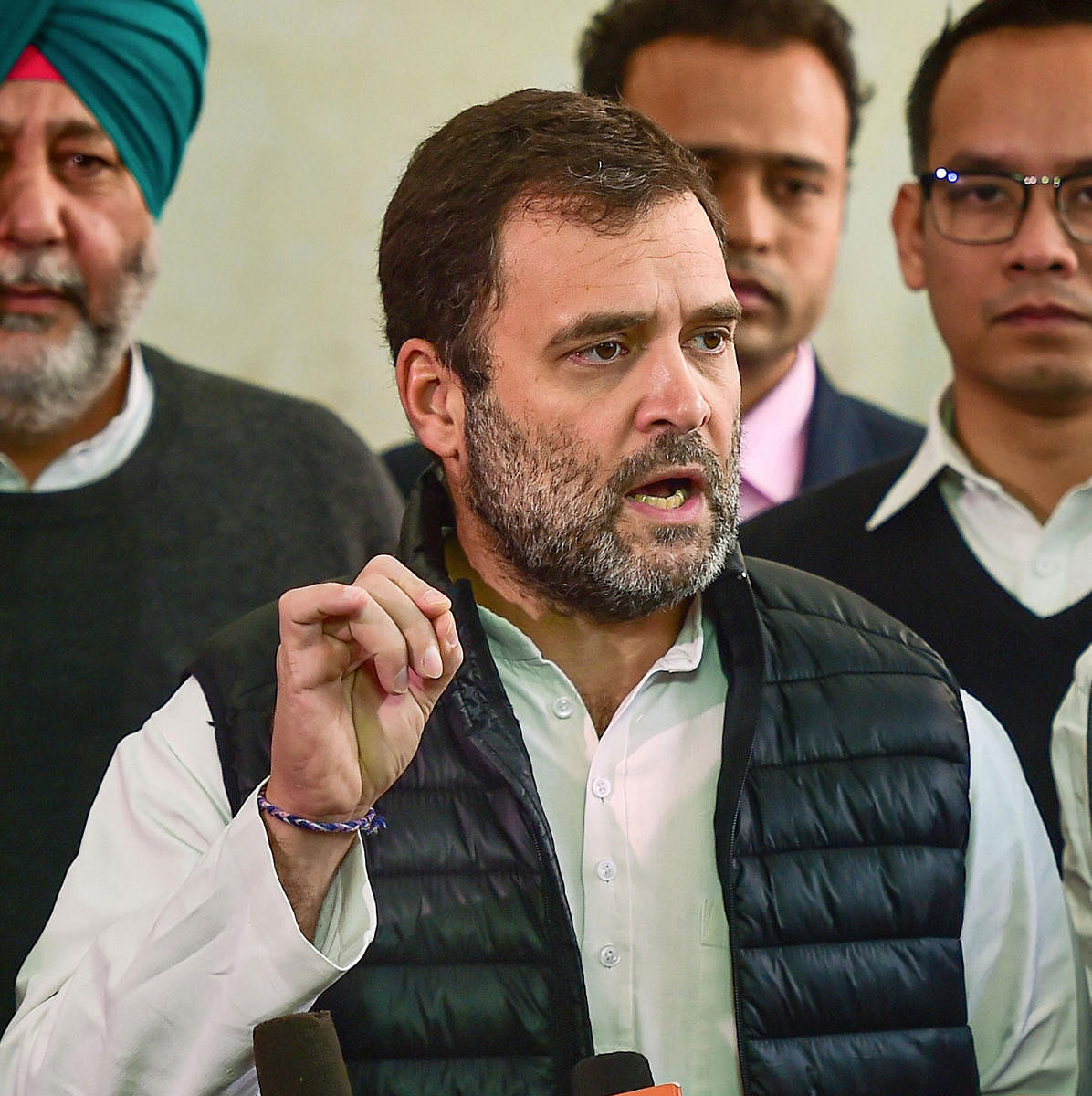 Rahul Gandhi had said on February 12 that the government should take the coronavirus threat seriously and must address the issue immediately, failing which the country and its people may suffer. (PTI File Photo)