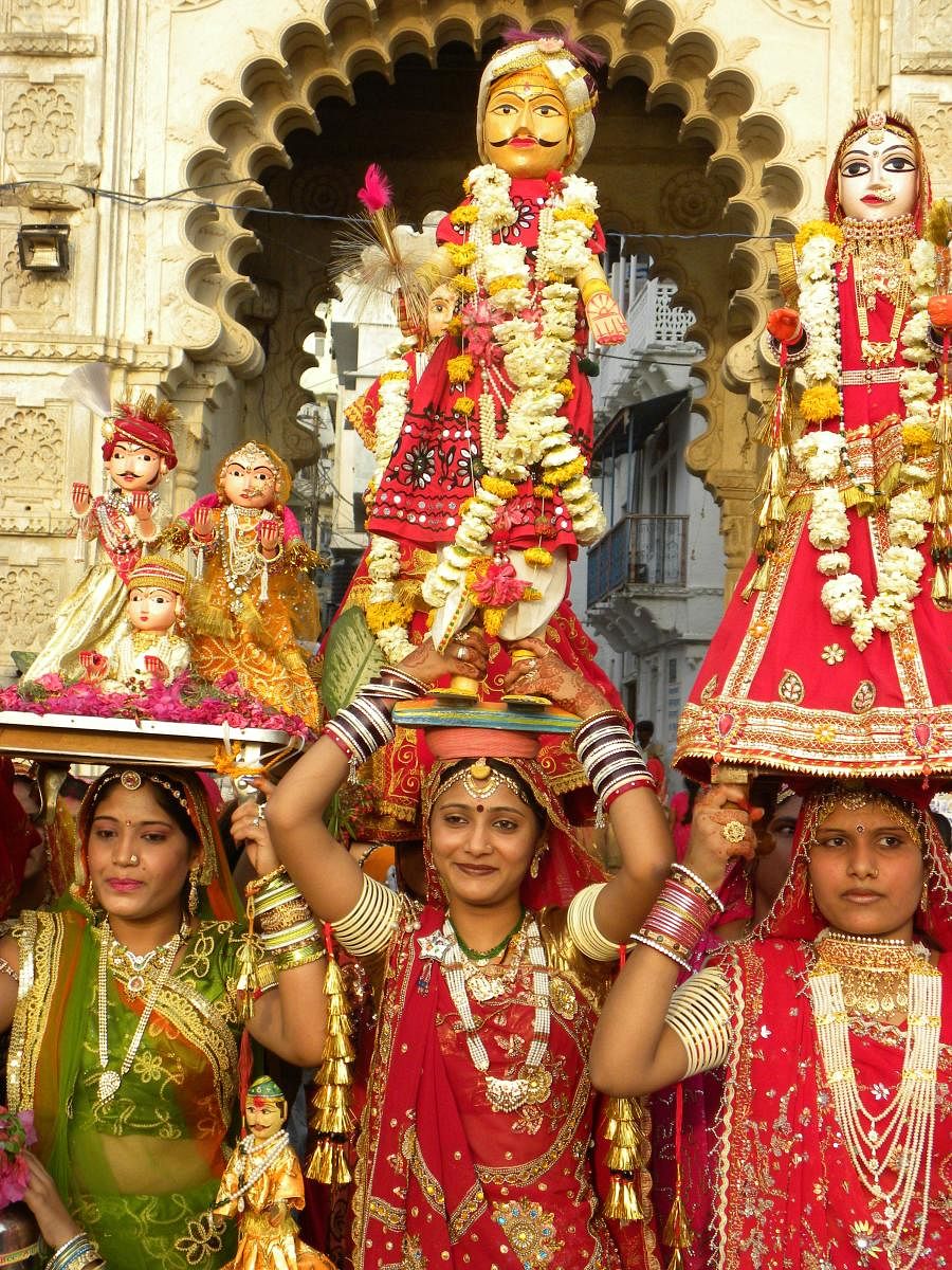 Gangaur procession.PHOTO COURTESY MATRIX DESIGN