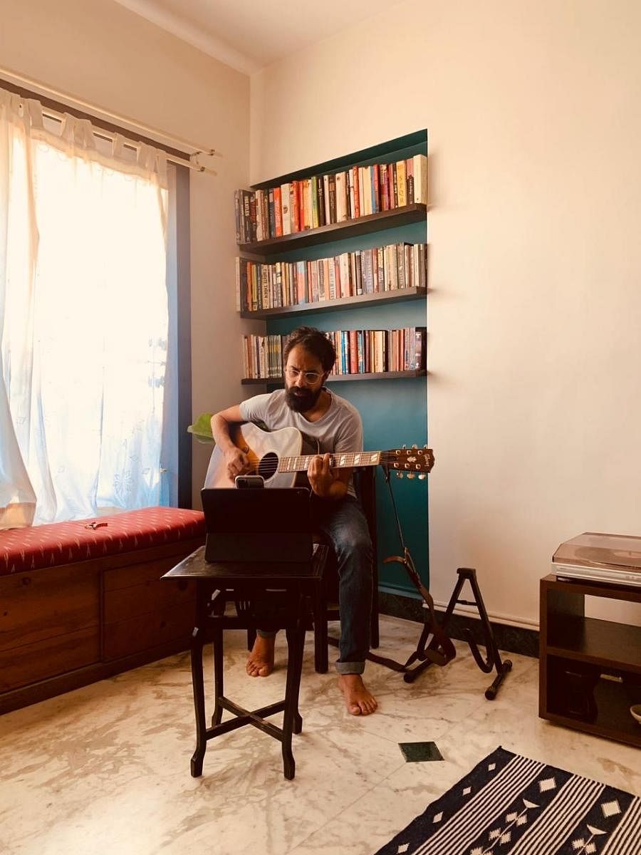 Ankur Tewari, who has been holding Instagram concerts regularly, says music can help people cope with anxiety during such situations.