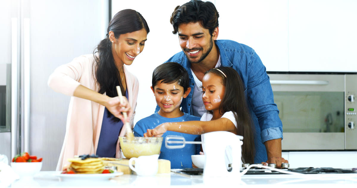 Children may be asked to spend some time helping in the kitchen, and every aspect of kitchen activity should be correlated to all the subjects that they are studying.