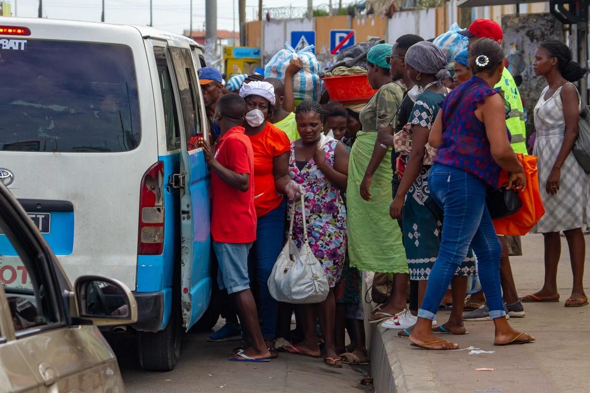 Angola is in a state of emergency to help stop the spread of the COVID-19 coronavirus, which means severe travel restrictions are in place. (Photo by AFP)