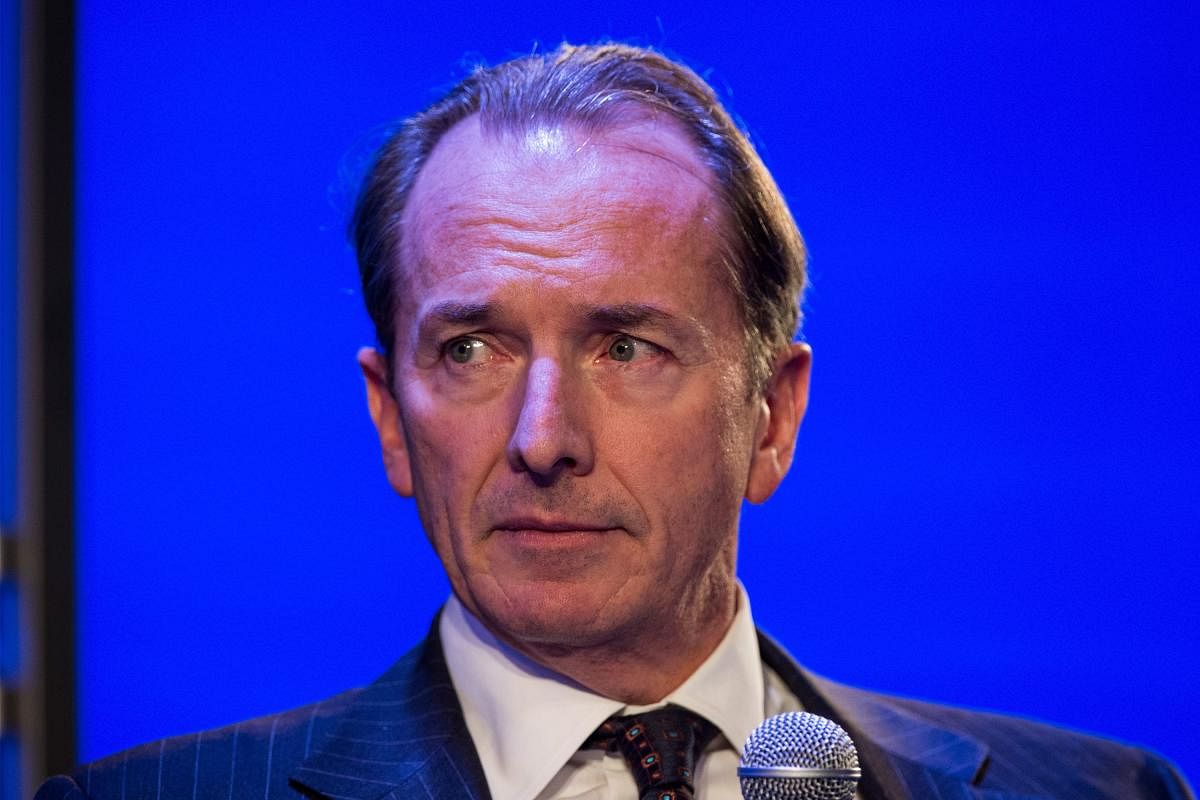 CEO of Morgan Stanley, James Gorman  tested positive for COVID-19 but had mild symptoms and has recovered, a spokesperson said on April 9, 2020. (AFP Photo)