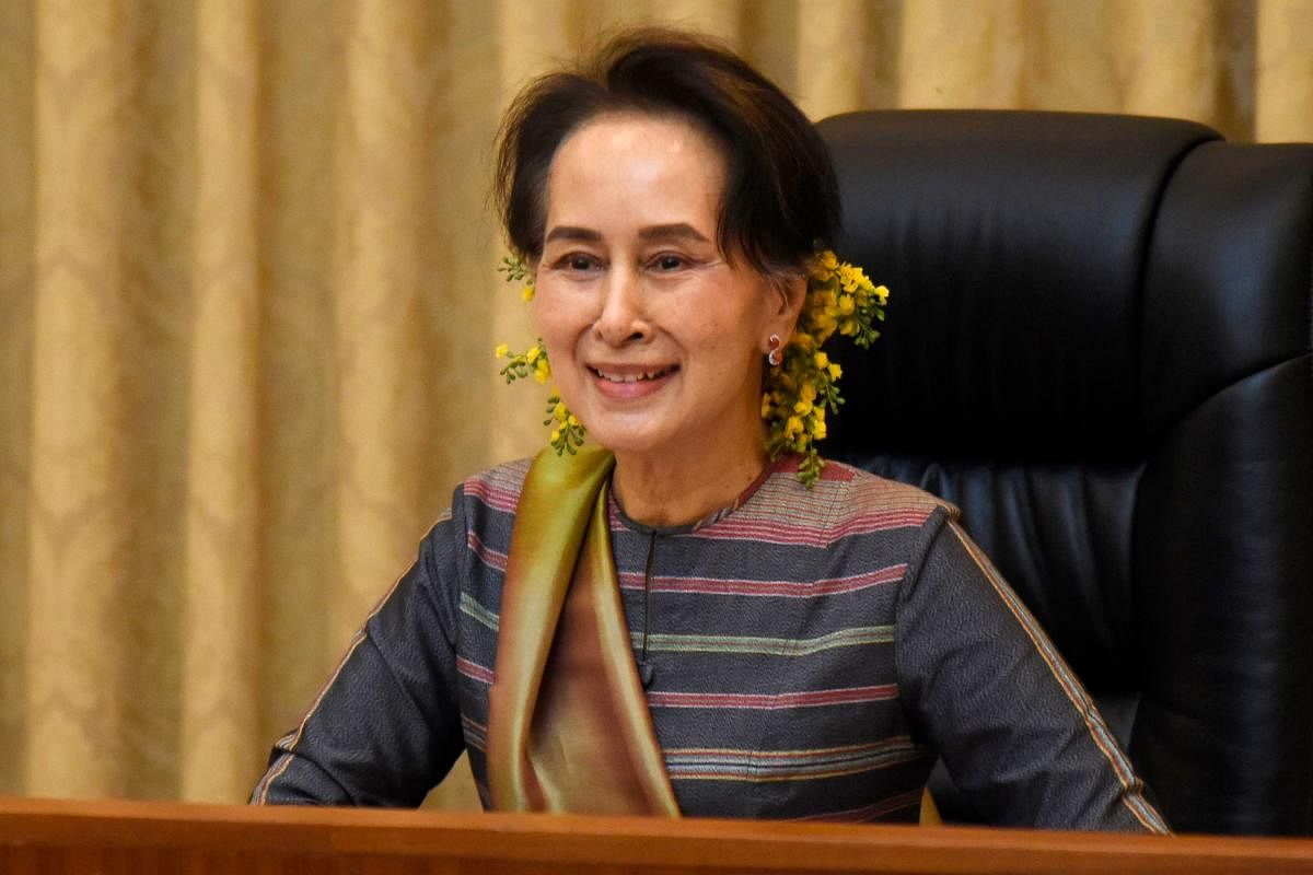 Myanmar's State Counsellor Aung San Suu Kyi (PTI Photo)