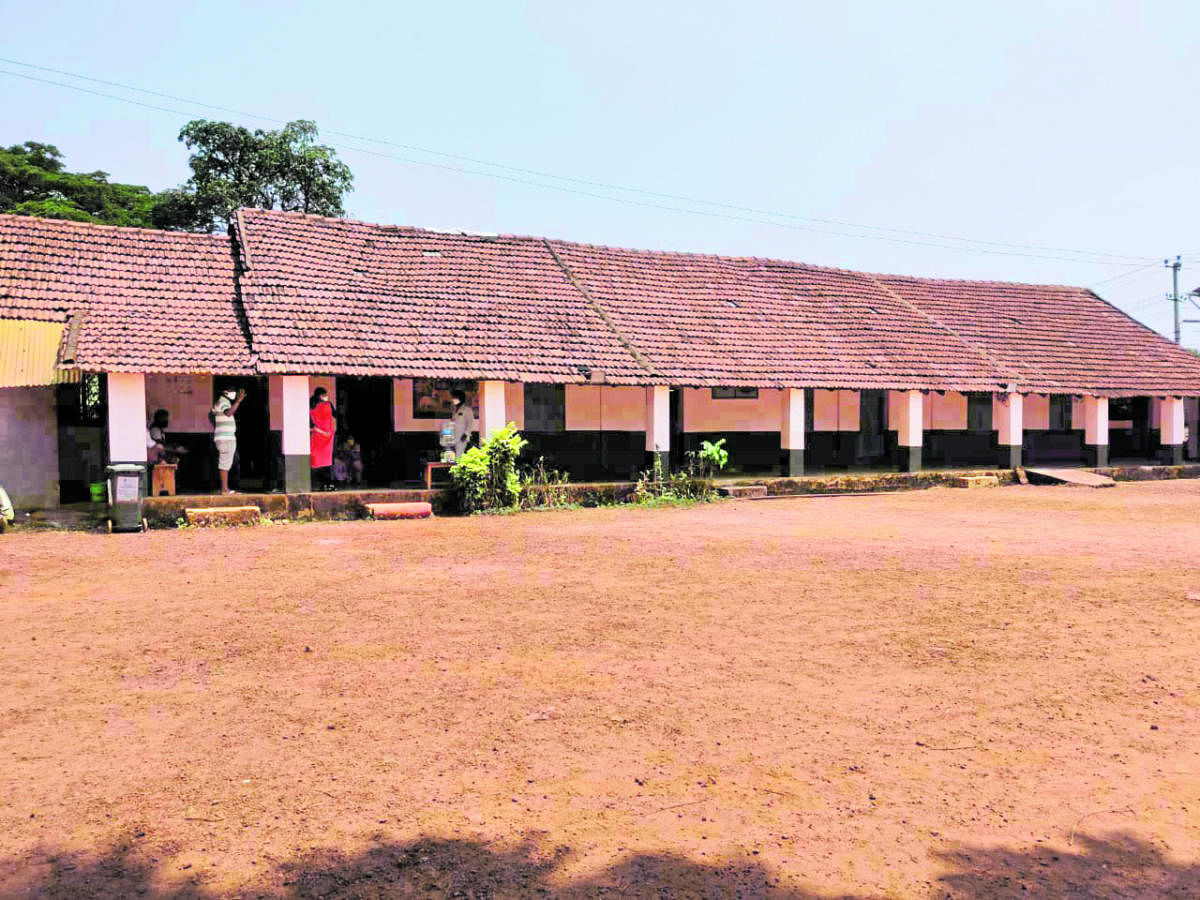 A gruel centre at Panjimogaru Primary Government School in Mangaluru.
