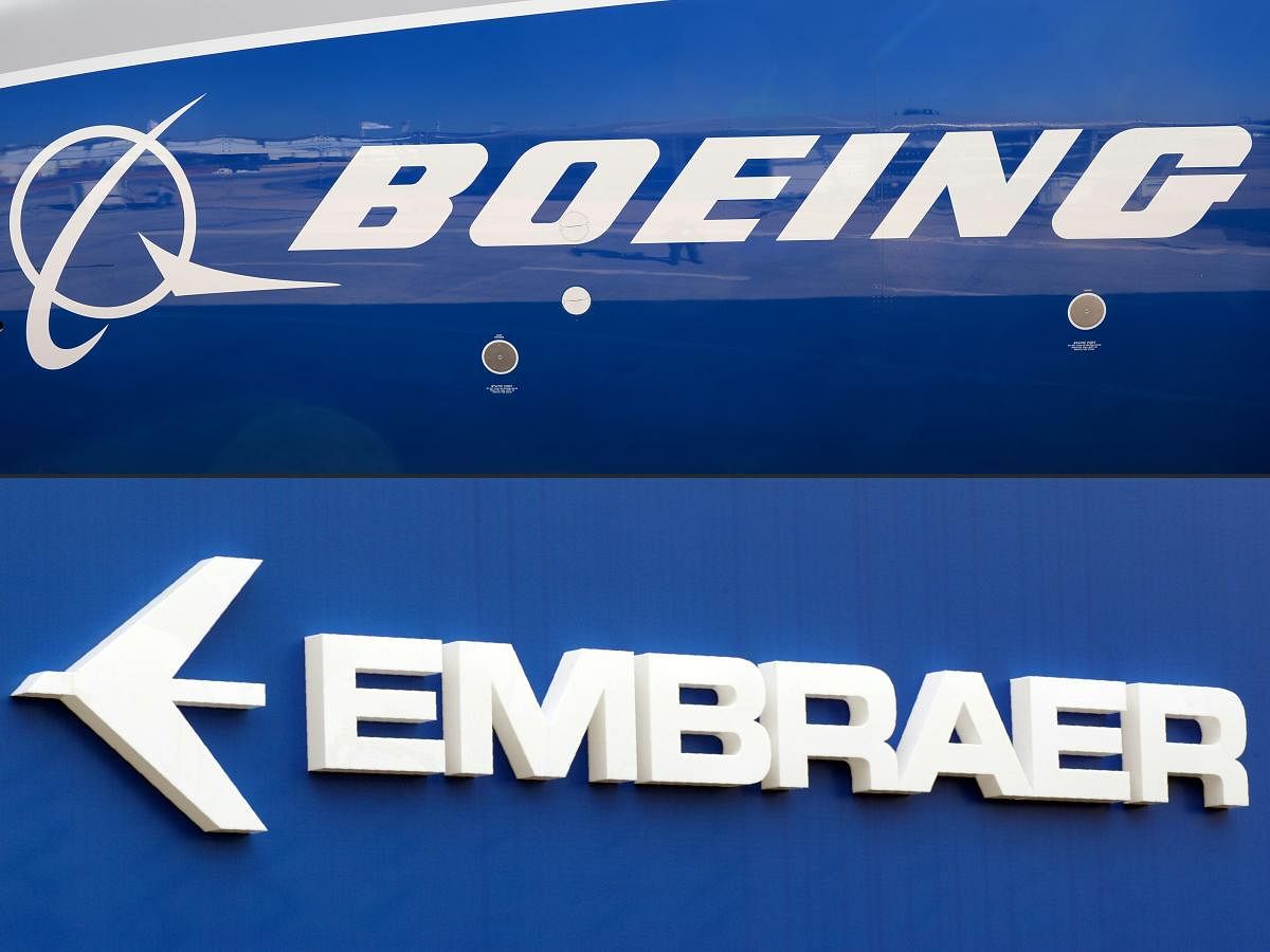 Boeing announced on April 25, 2020, it was pulling out of a $4.2 billion deal to acquire the commercial plane division of its Brazilian rival Embraer. The companies had planned to form a joint venture in which Boeing would take an 80 percent stake in that division. The deal had been due to be finalized no later than April 24. (Photos by AFP)