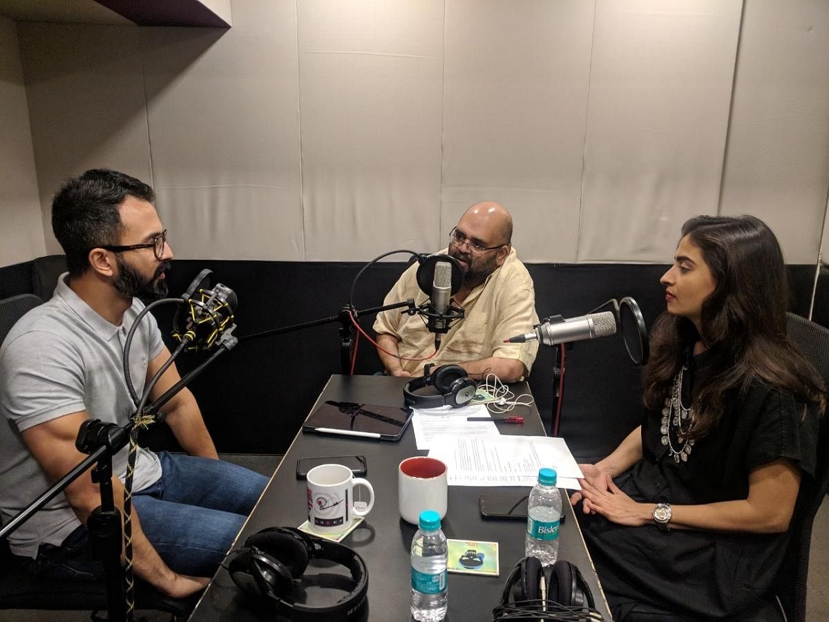 Amit Doshi, founder and Kavita Rajwade, co-founder, IVM Podcasts. With a lockdown in force, podcast producers are faced with the challenge of recording high-quality audio from the confines of their homes.