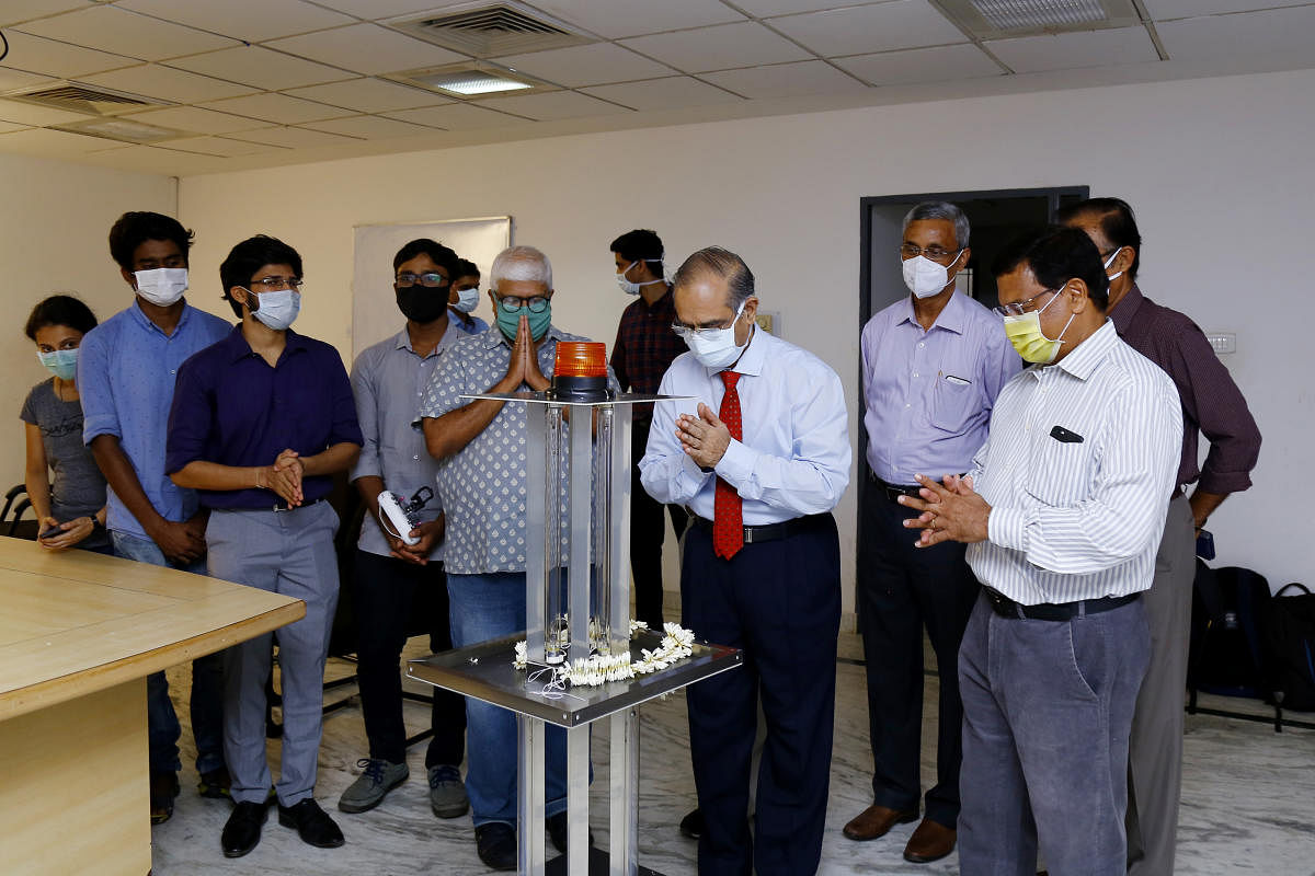 Vanora Robot, an innovative anti-COVID disinfecting robot was inaugurated at Tejaswini Hospital in Mangaluru.