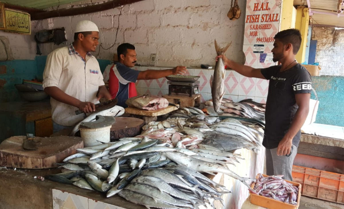 A person selling fish (Image for representation/ DH Photo)