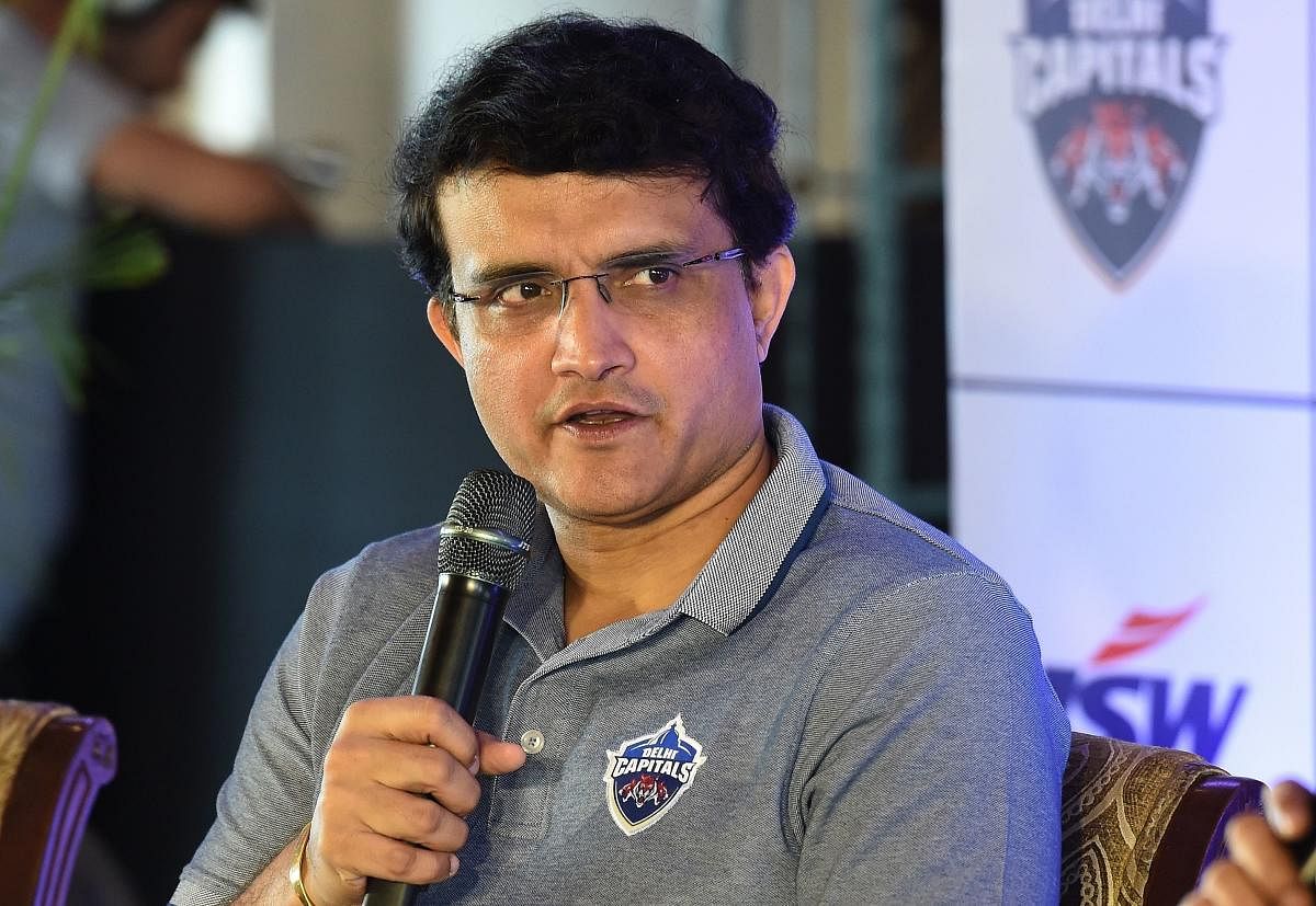 BCCI president-elect Sourav Ganguly. Photo/AFP