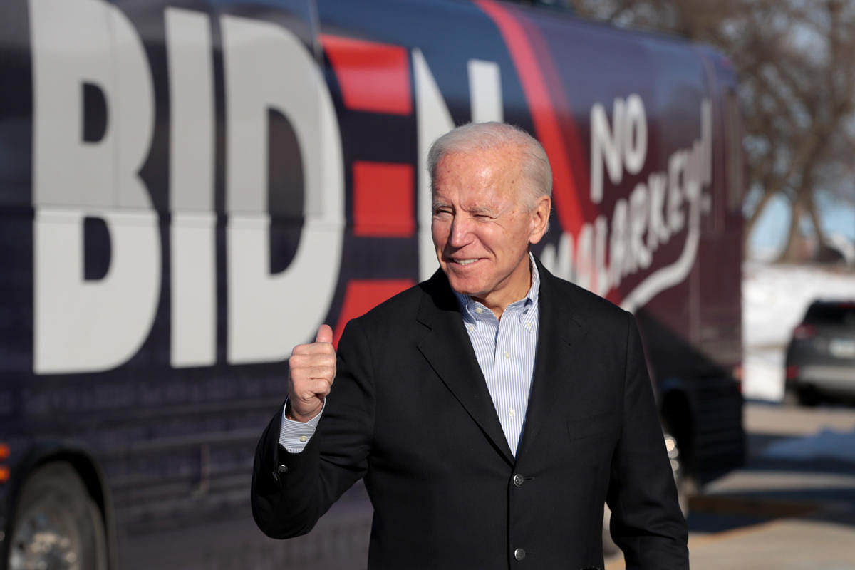  Democratic presidential candidate, former Vice President Joe Biden. (AFP file photo)