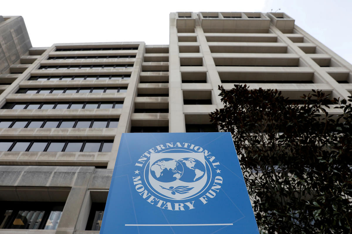 The International Monetary Fund (IMF) headquarters building is seen ahead of the IMF/World Bank spring meetings in Washington. Credit: Reuters File Photo