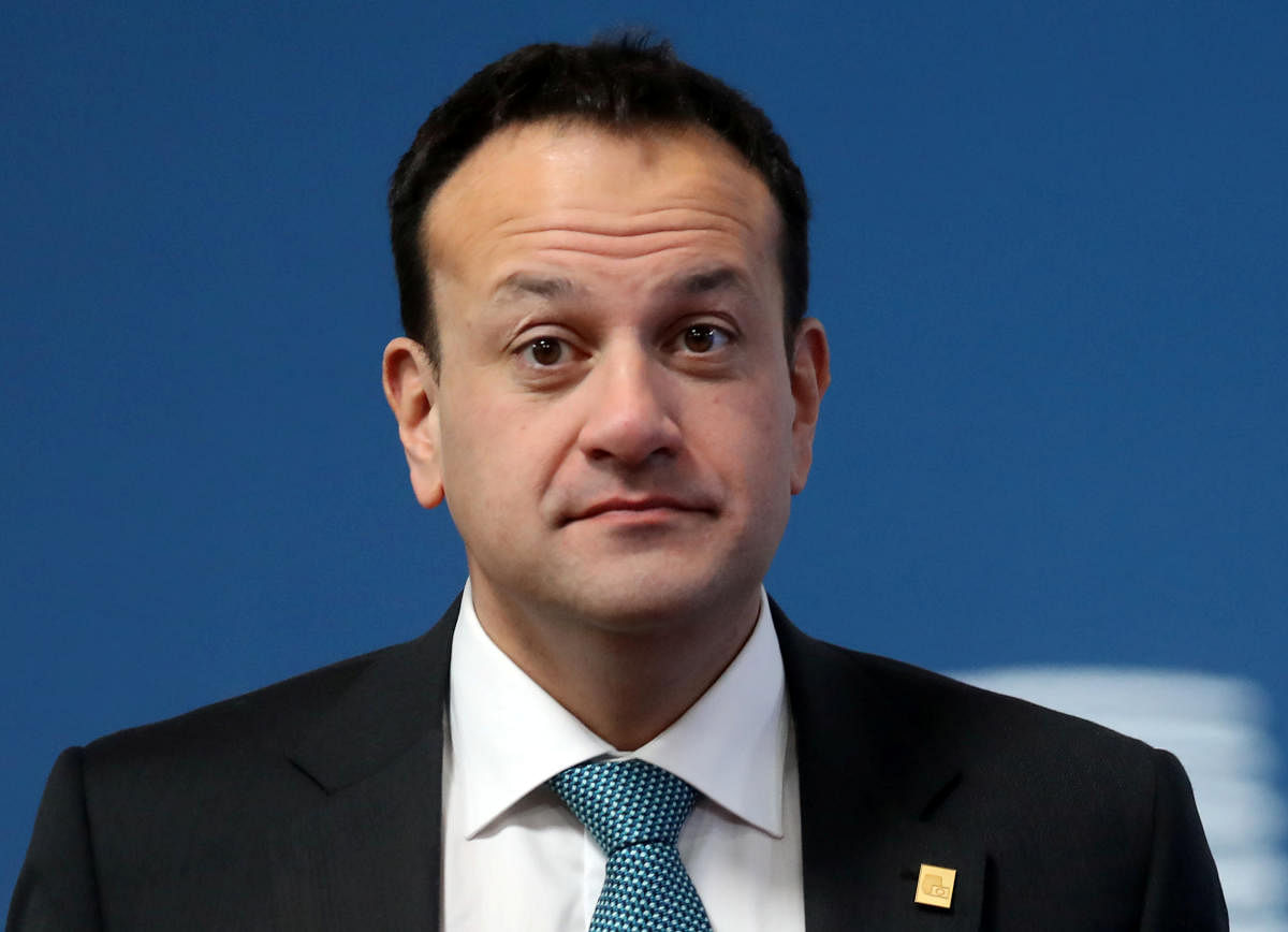 Varadkar, whose father was born in Mumbai, visited Irish President Michael D Higgins in Dublin to tender his resignation as Taoiseach – as the Prime Minister is known in Ireland. Credit: Reuters Photo