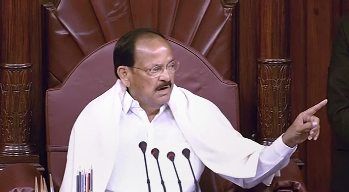 Naidu made the suggestion after BJP MP Kailash Soni raised the issue of menance of child pornography during the Zero Hour. PTI file photo