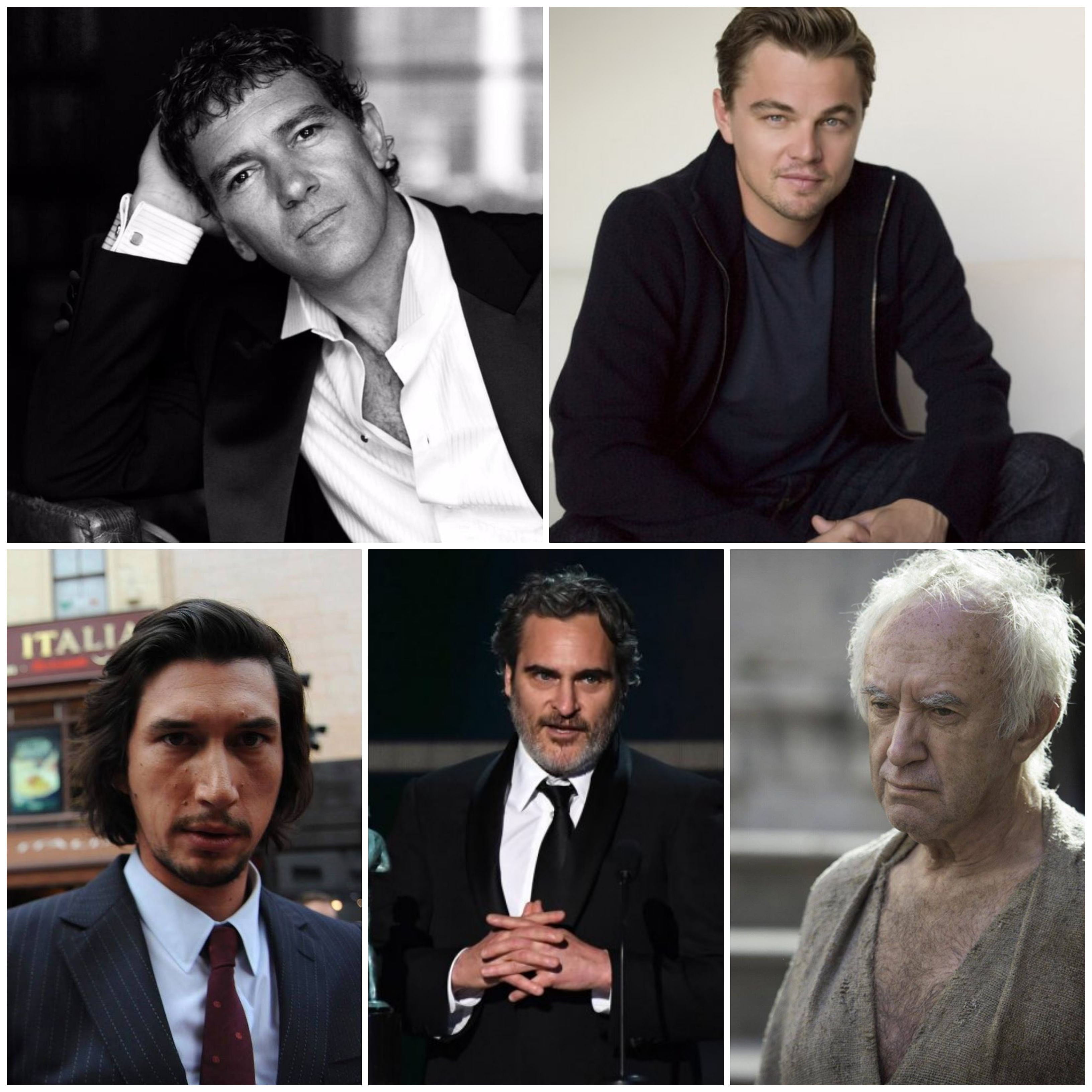 Oscars 2020 Best Actor nominees (Credit: Facebook)