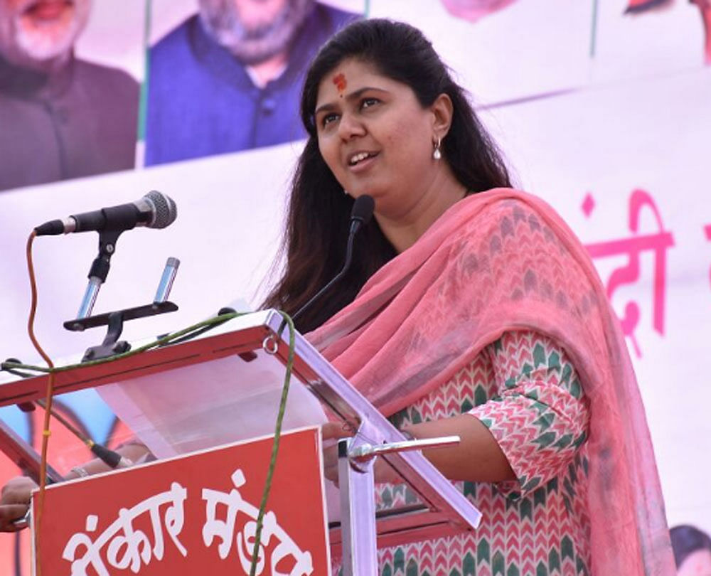 Munde, who is the Rural Development Minister, in a veiled swipe at Fadnavis over the Maratha reservation issue, had recently said that she would not have delayed the decision if she was in charge.
