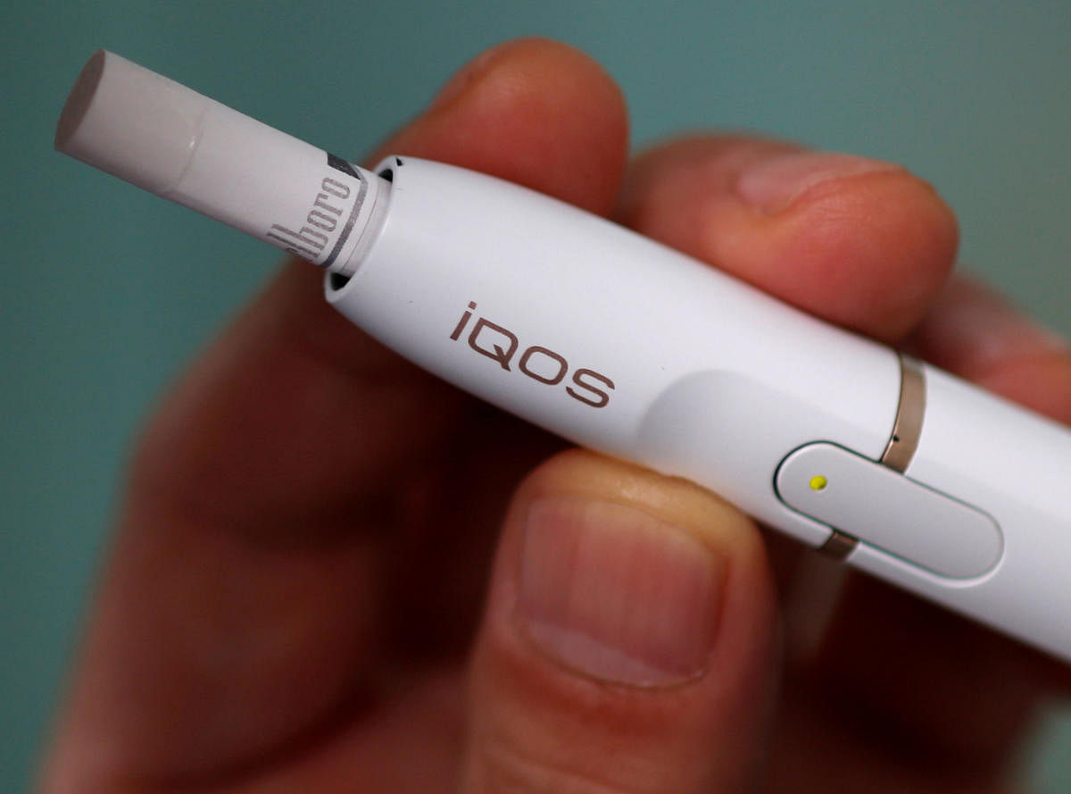 Reuters photo of a Philip Morris iQOS smoking device.