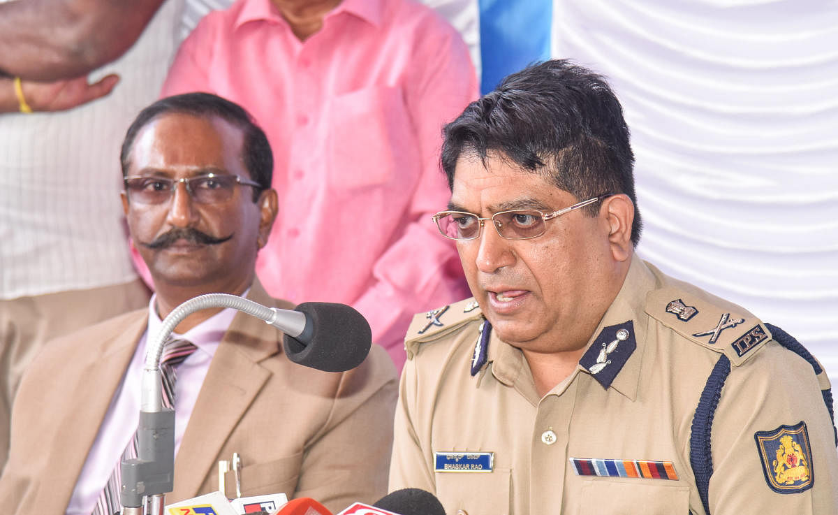 Bengaluru Police Commissioner Bhaskar Rao. Credit: DH Photo