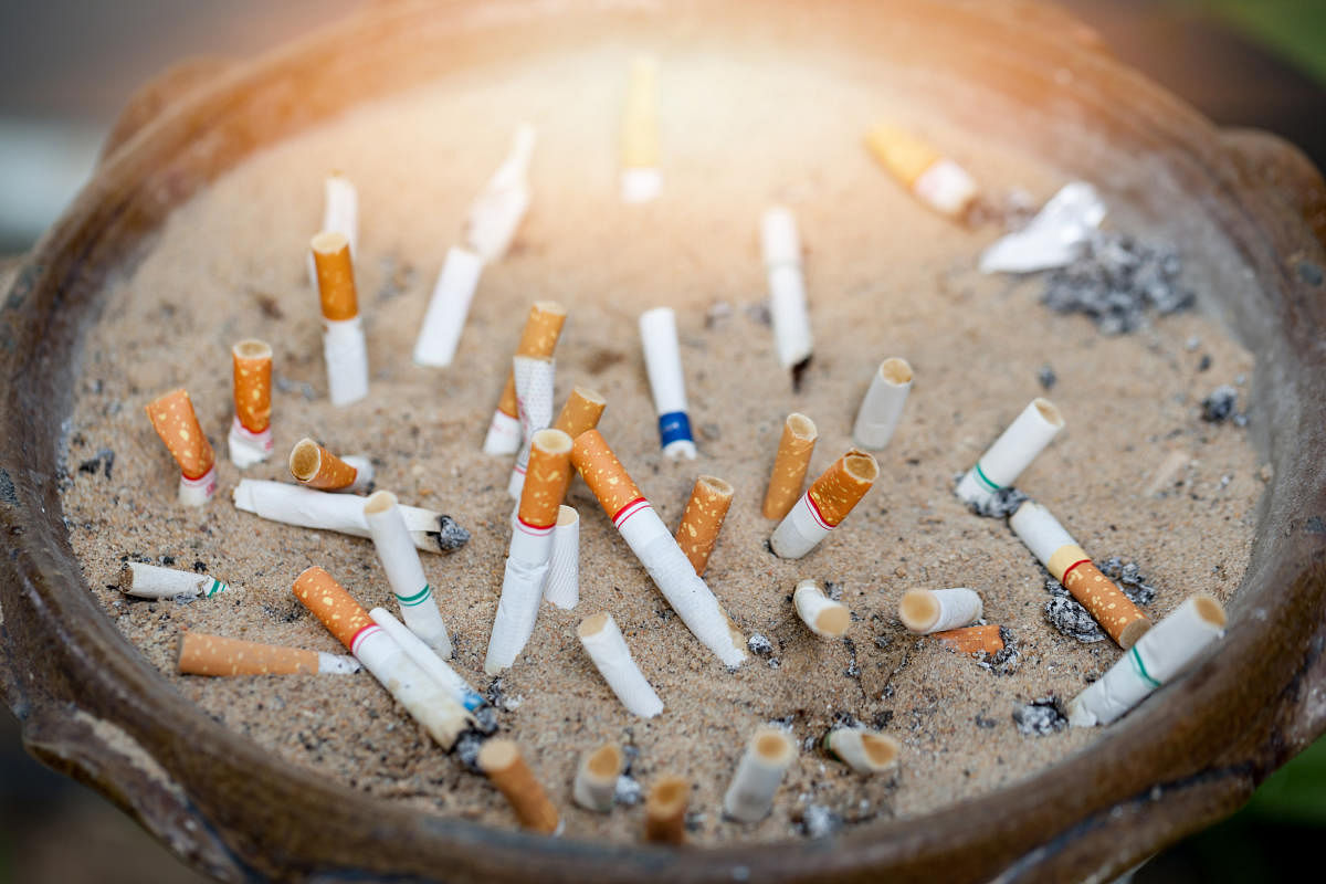 The cigarette butts are discarded (Getty Image)