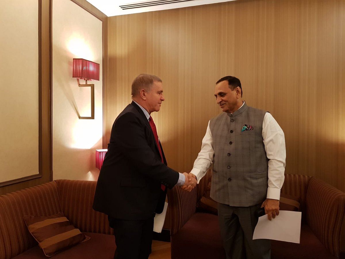 It is Rupani's first trip abroad as chief minister and comes months after he hosted Israeli Prime Minister Benjamin Netanyahu in Gujarat in January.