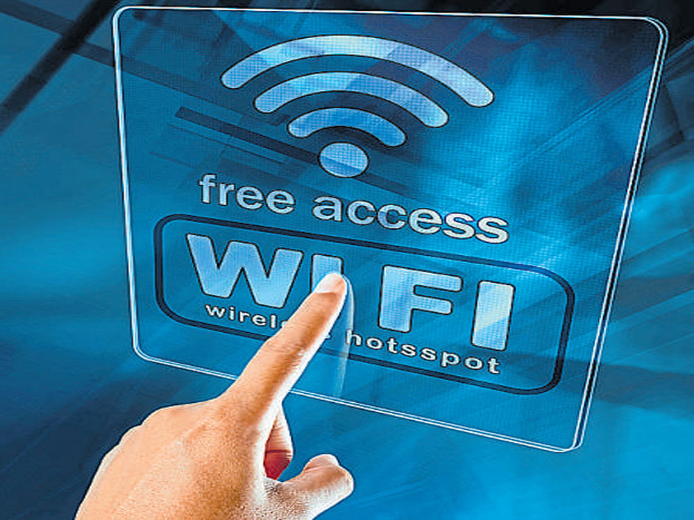 Free Wi-Fi at public places across the city was one of Aam Aadmi Party's key poll promises.