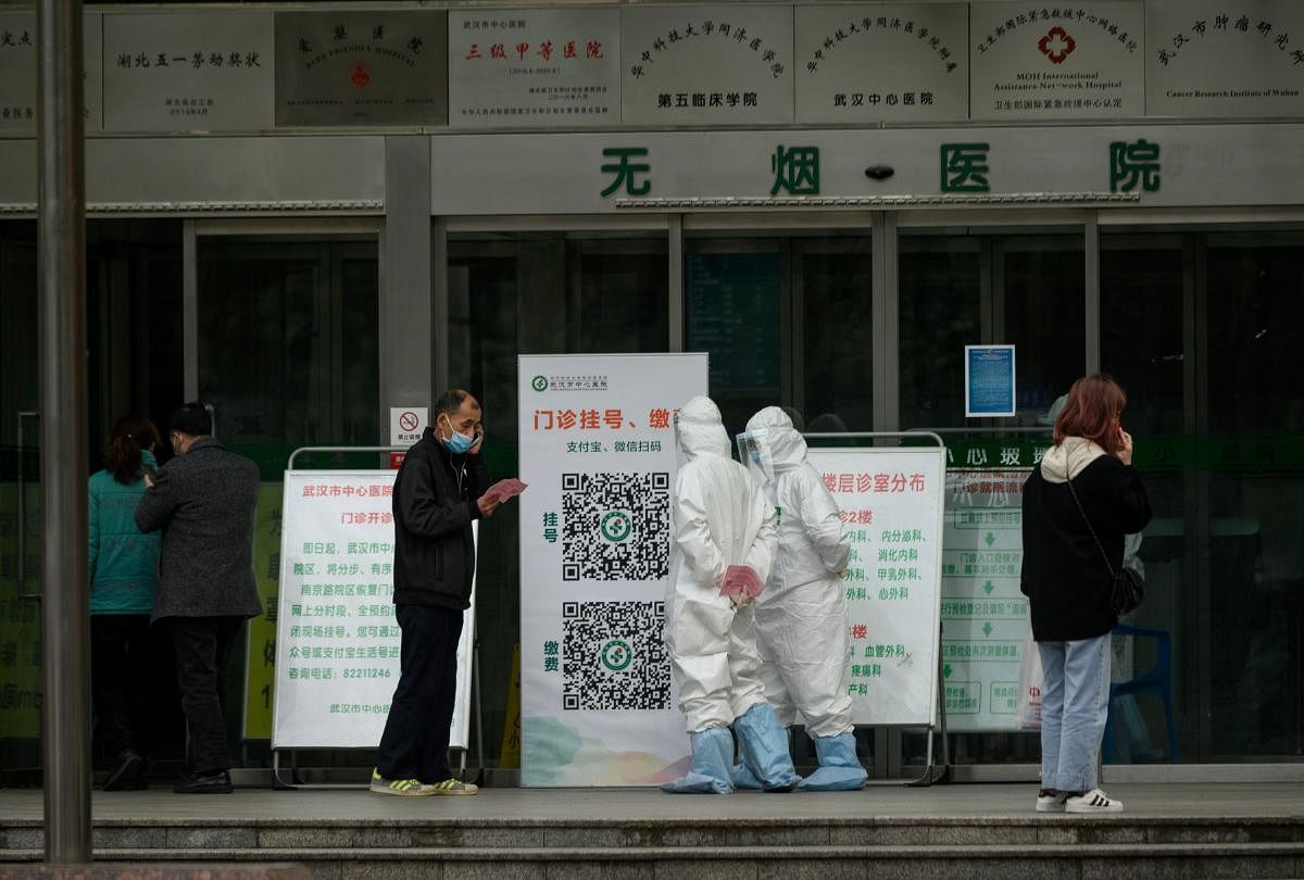 The virus, which has become a global pandemic, first emerged in Wuhan in late December. AFP