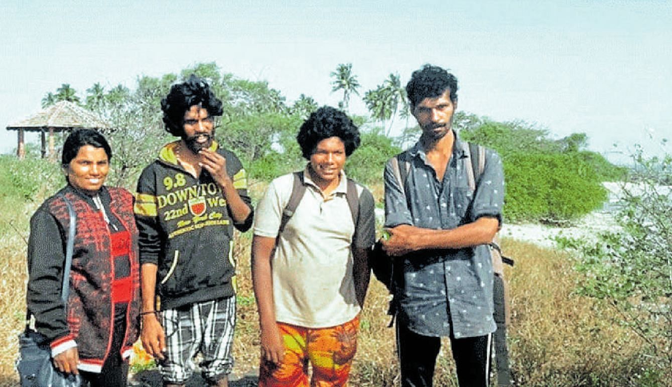 Jastin (34), Sheeja (33), Josh (28) and Harish (17), all hailing from Kochi in Kerala, who had visited St Mary’s Island on Saturday were forced to spend the entire night on the island. Their ordeal ended the following morning and they were escorted safely to Malpe beach.