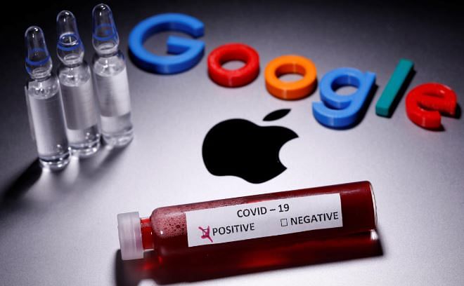 Apple-Google release COVID-19 Exposure Notification API (Picture Credit:Reuters)