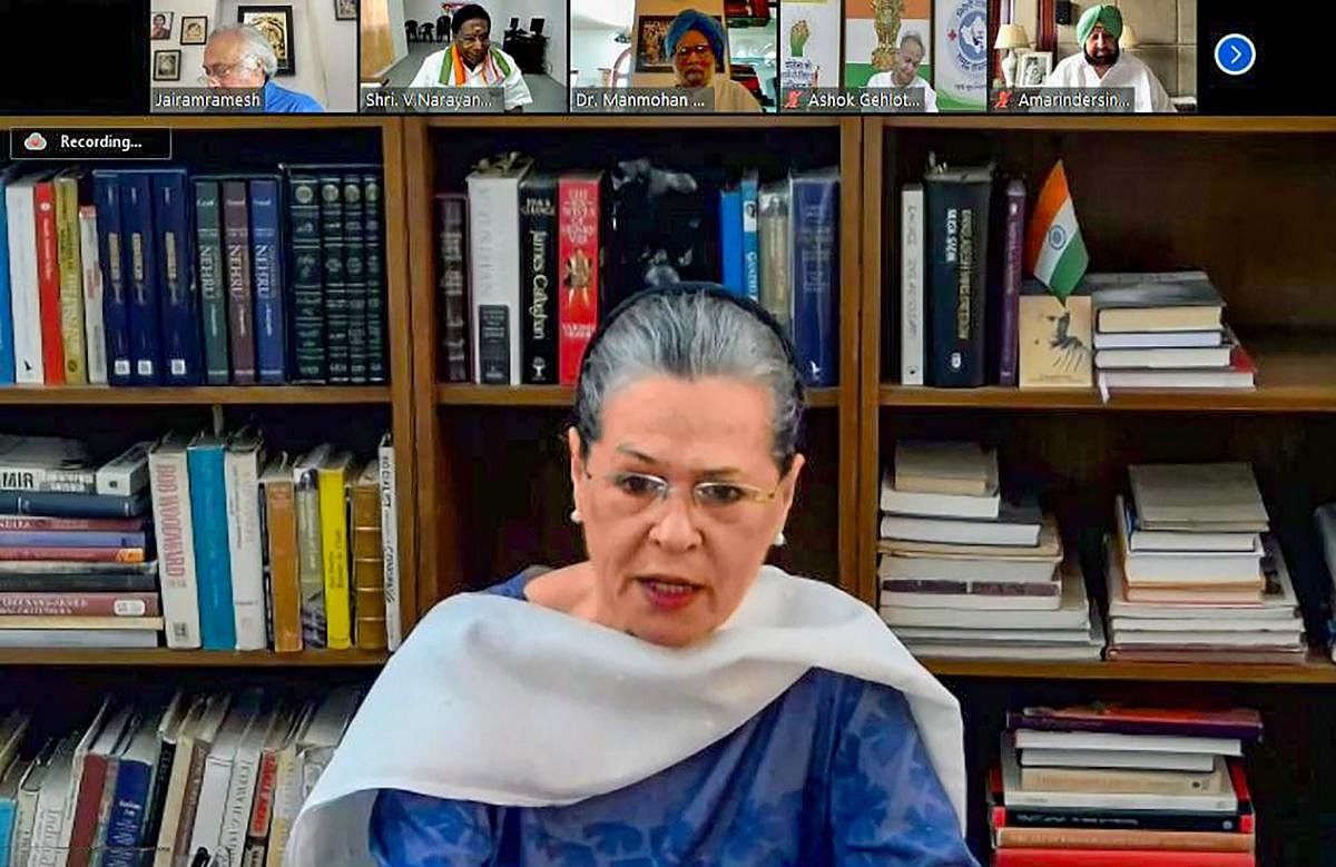 Congress President Sonia Gandhi (PTI Photo)