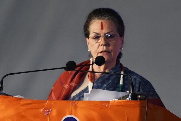 Congress President Sonia Gandhi (AFP Photo)