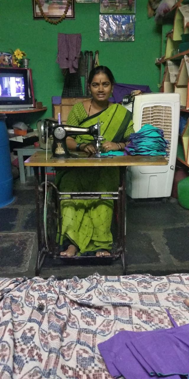 Women like Lakshmi A, a Dalit of Bathalapalli, who used to earn a living by selling fruits in the village, tells DH that the mask stitching project has come to their rescue in the lockdown time providing about Rs 500 a day