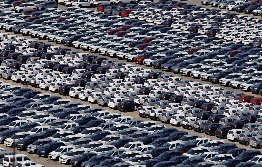 Cars at the Maruti Suzuki plant in Manesar. Credit: Reuters Photo