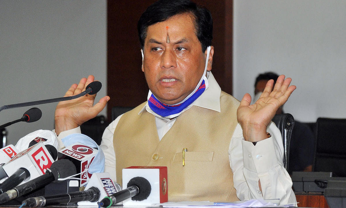 Assam Chief Minister Sarbananda Sonowal. Credit: PTI Photo