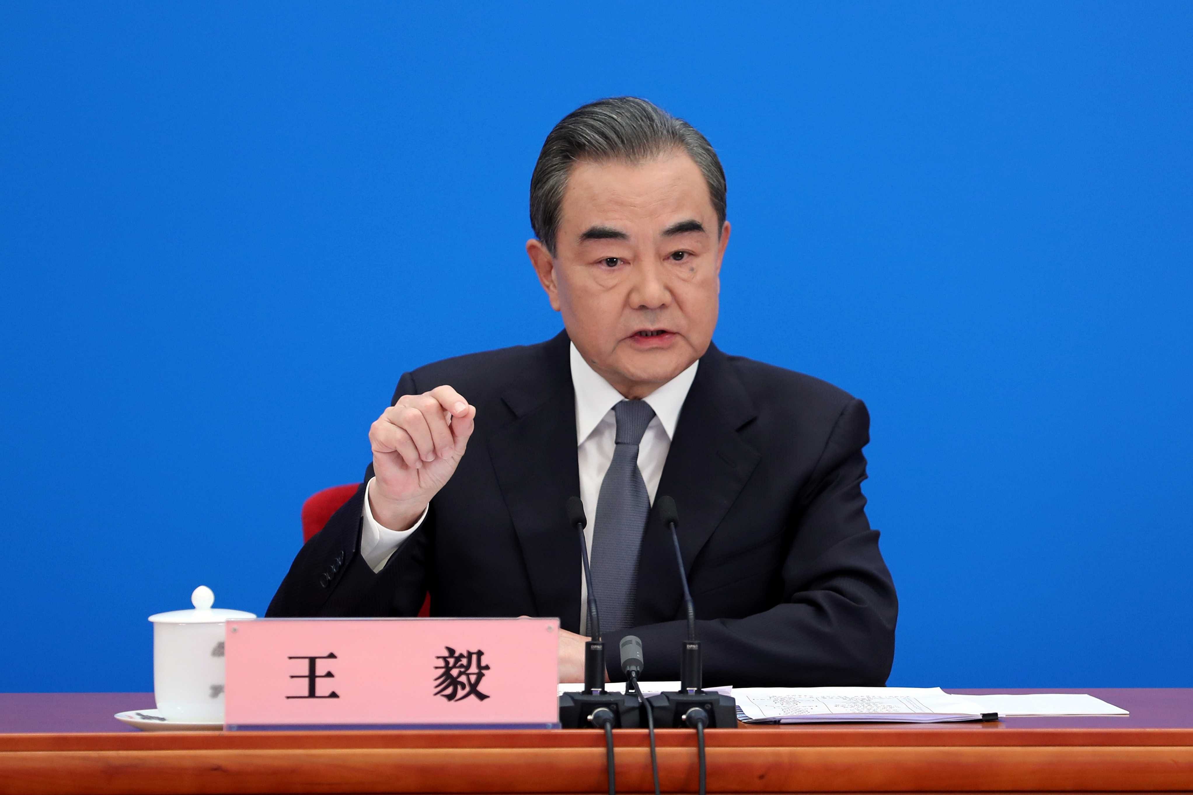 Chinese State Councillor and Foreign Minister Wang Yi (Credit: Reuters photo)