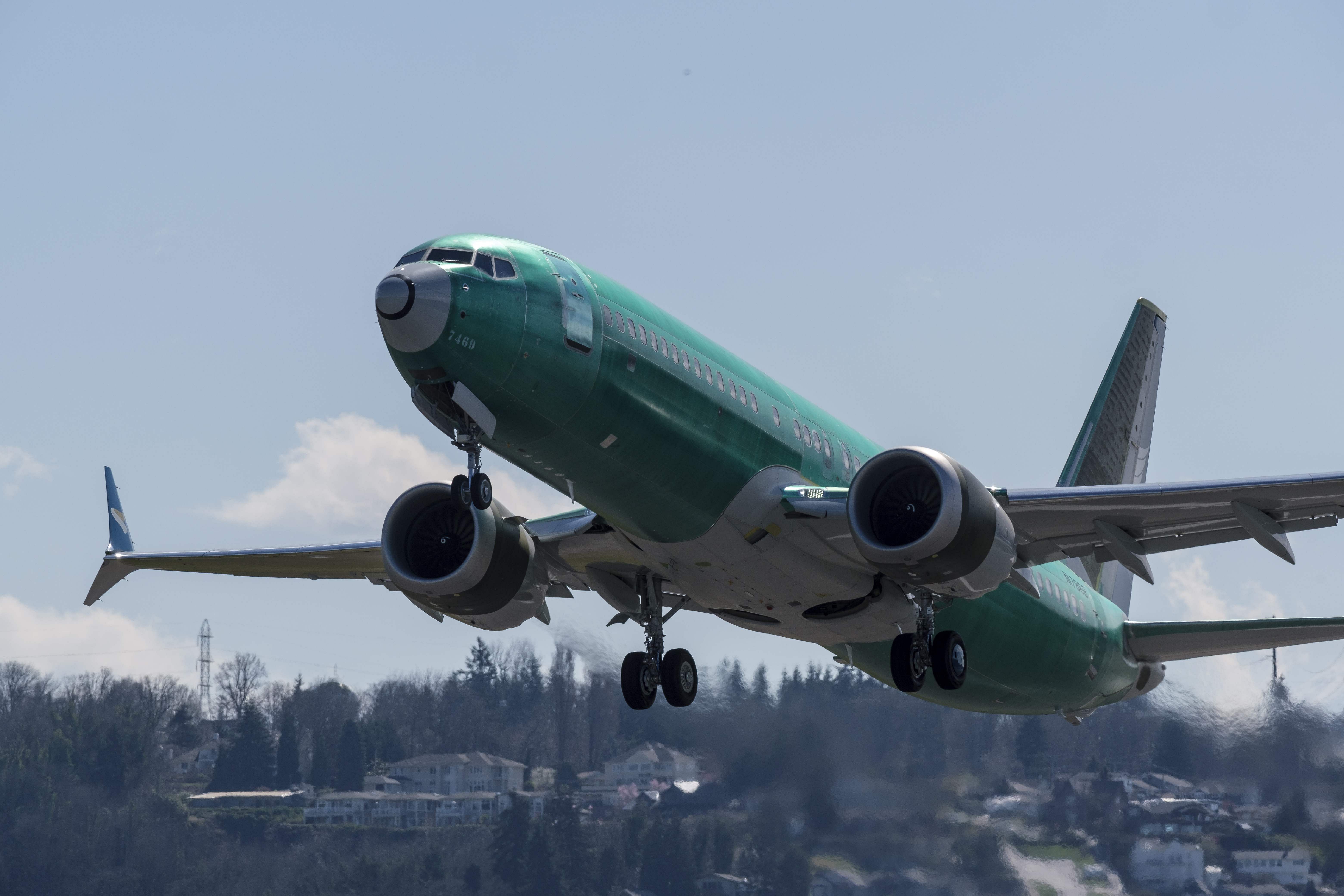Boeing 737 MAX 8 airliner takes off from Renton Municipal Airport near the company's factory in Renton, Washington. (AFP file photo)