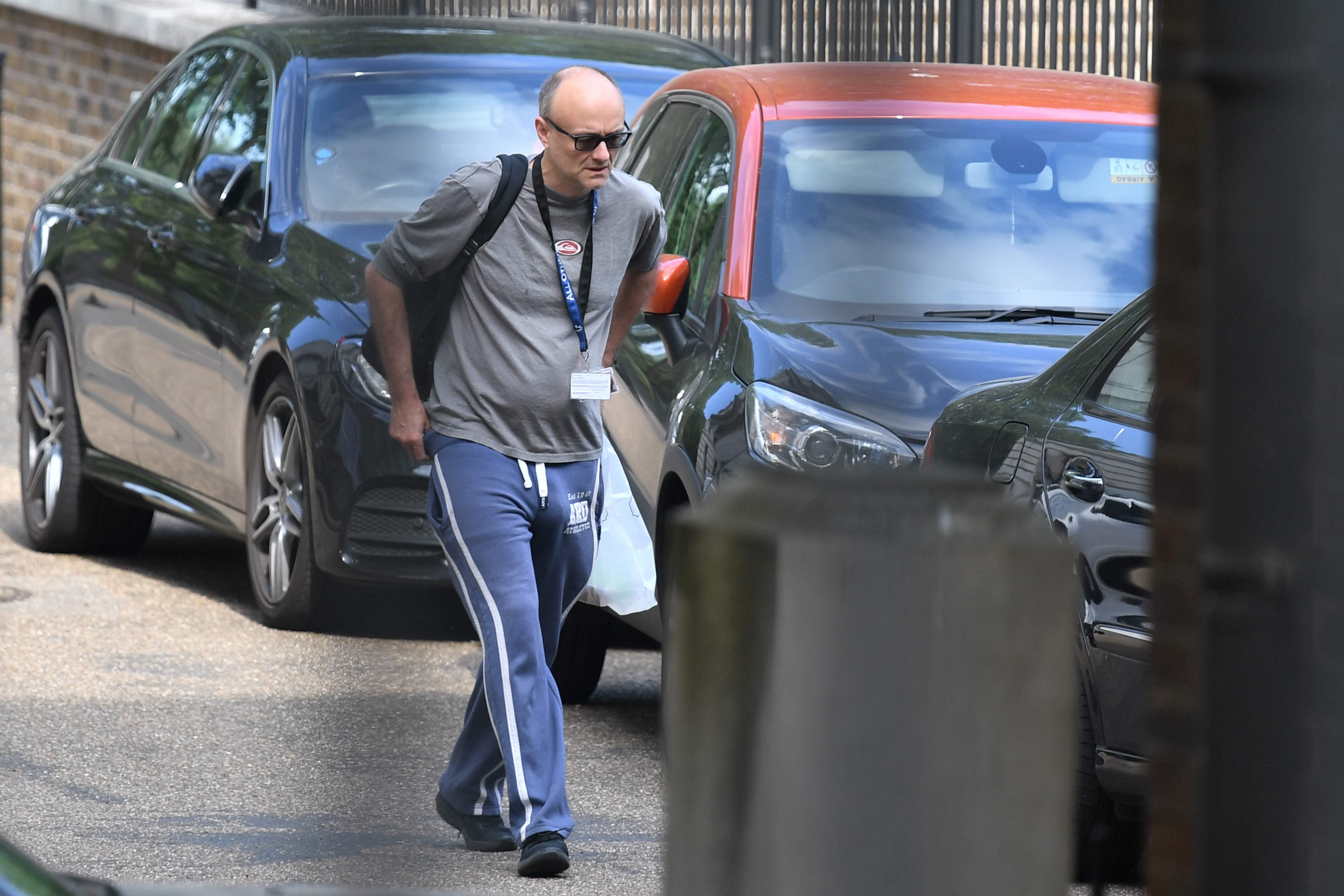 One of British Prime Minister Boris Johnson's top advisers, Dominic Cummings, drew police attention after allegedly breaking the coronavirus lockdown, reports said on May 22. Cummings left his London home to stay with his parents in Durham, northeast England, while suffering symptoms of COVID-19. (AFP photo)