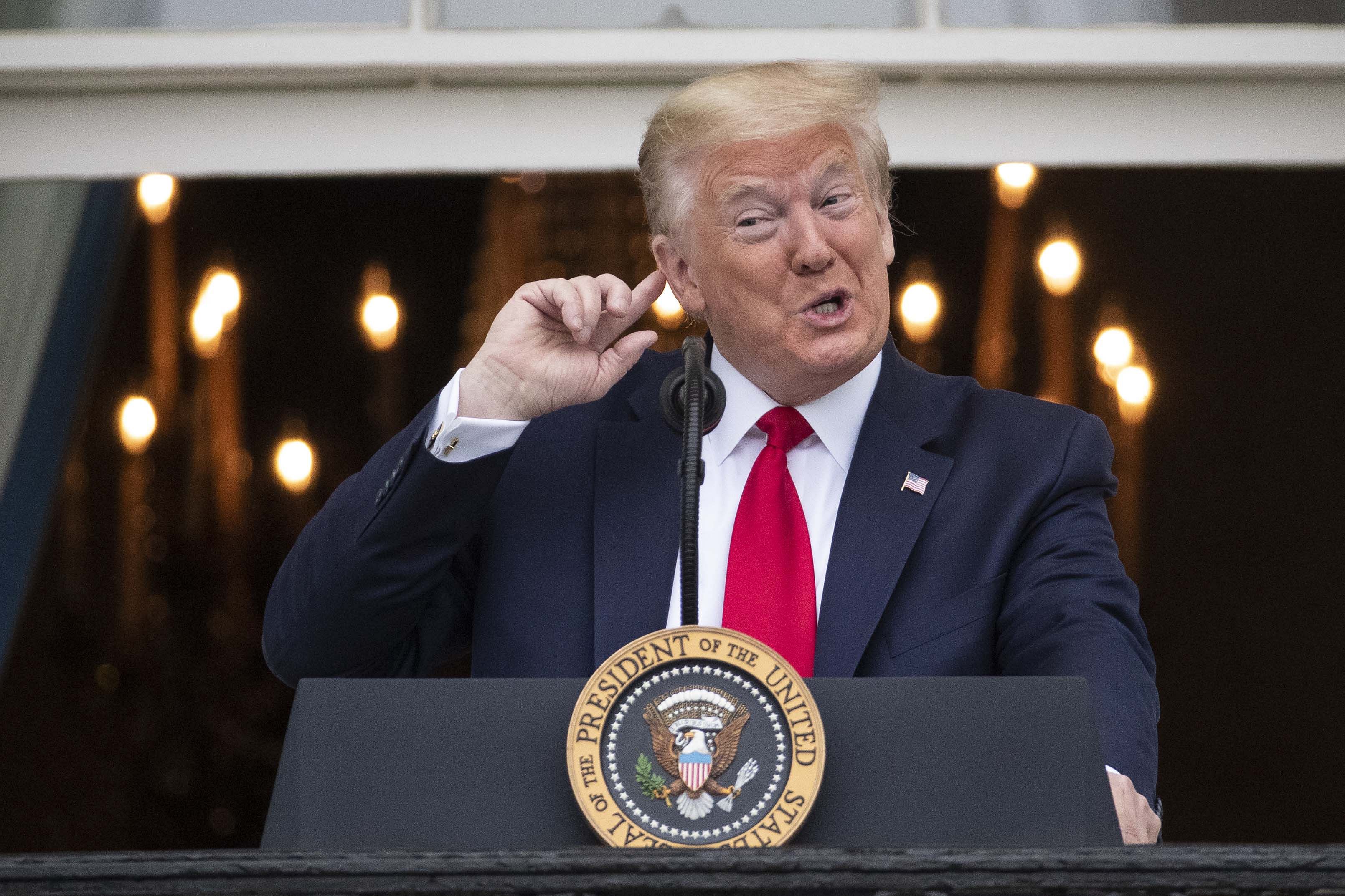 US President Donald Trump. (AP Photo)