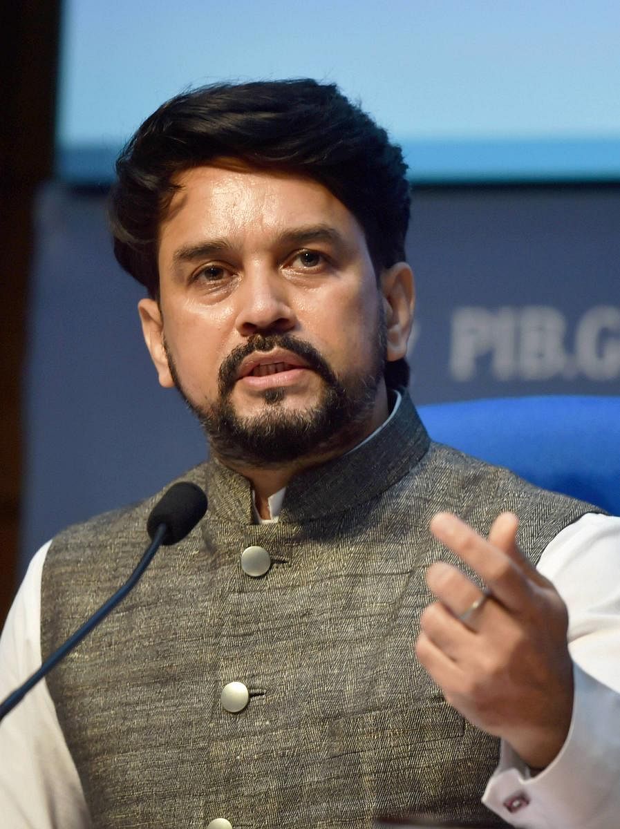  Union Minister of State for Finance Anurag Thakur (PTI Photo)