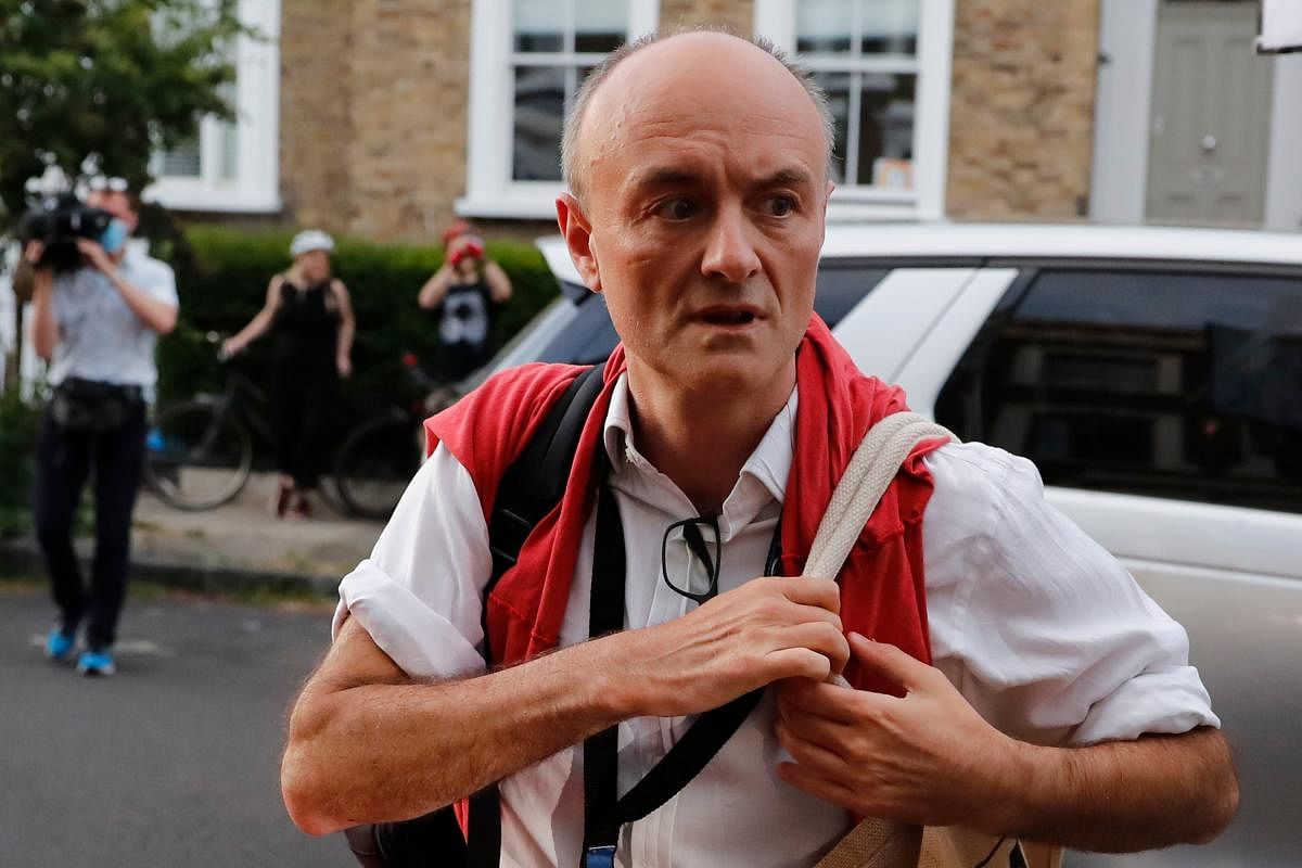 Number 10 special advisor Dominic Cummings arrives home in London on May 25, 2020, after giving a press conference answering allegations he and his family broke the rules when they travelled from London to Durham while the nation was under full-lockdown to curb the spread of COVID-19. Credit: AFP Photo