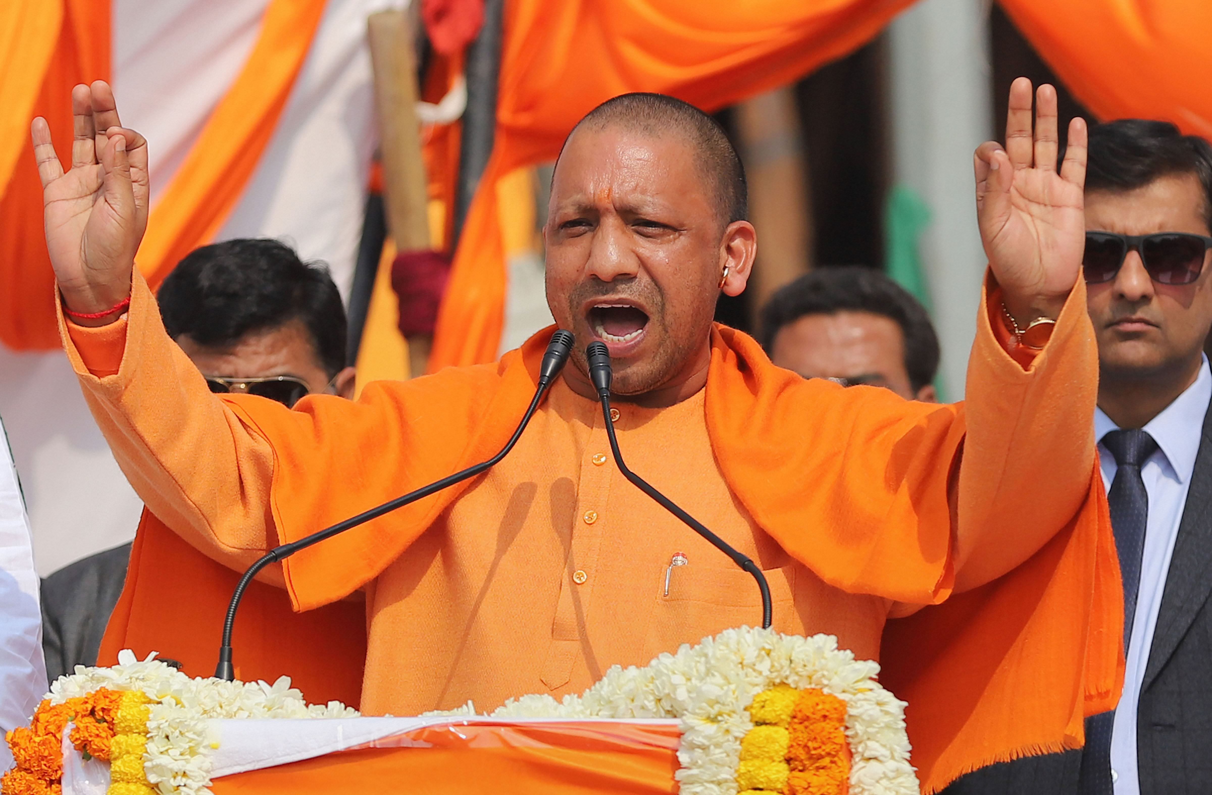On Tuesday, All India Congress Committee (AICC) office-bearer P L Punia said Adityanath’s “misleading statement” could lead to “social hatred”. (Credit: PTI Photo)