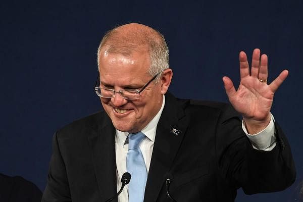 Australia's Prime Minister Scott Morrison (AFP Photo)