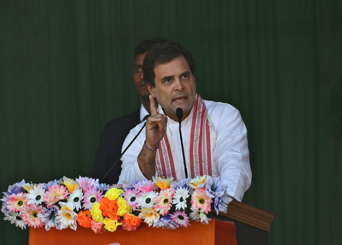 Congress leader Rahul Gandhi. Credit: Reuters Photo