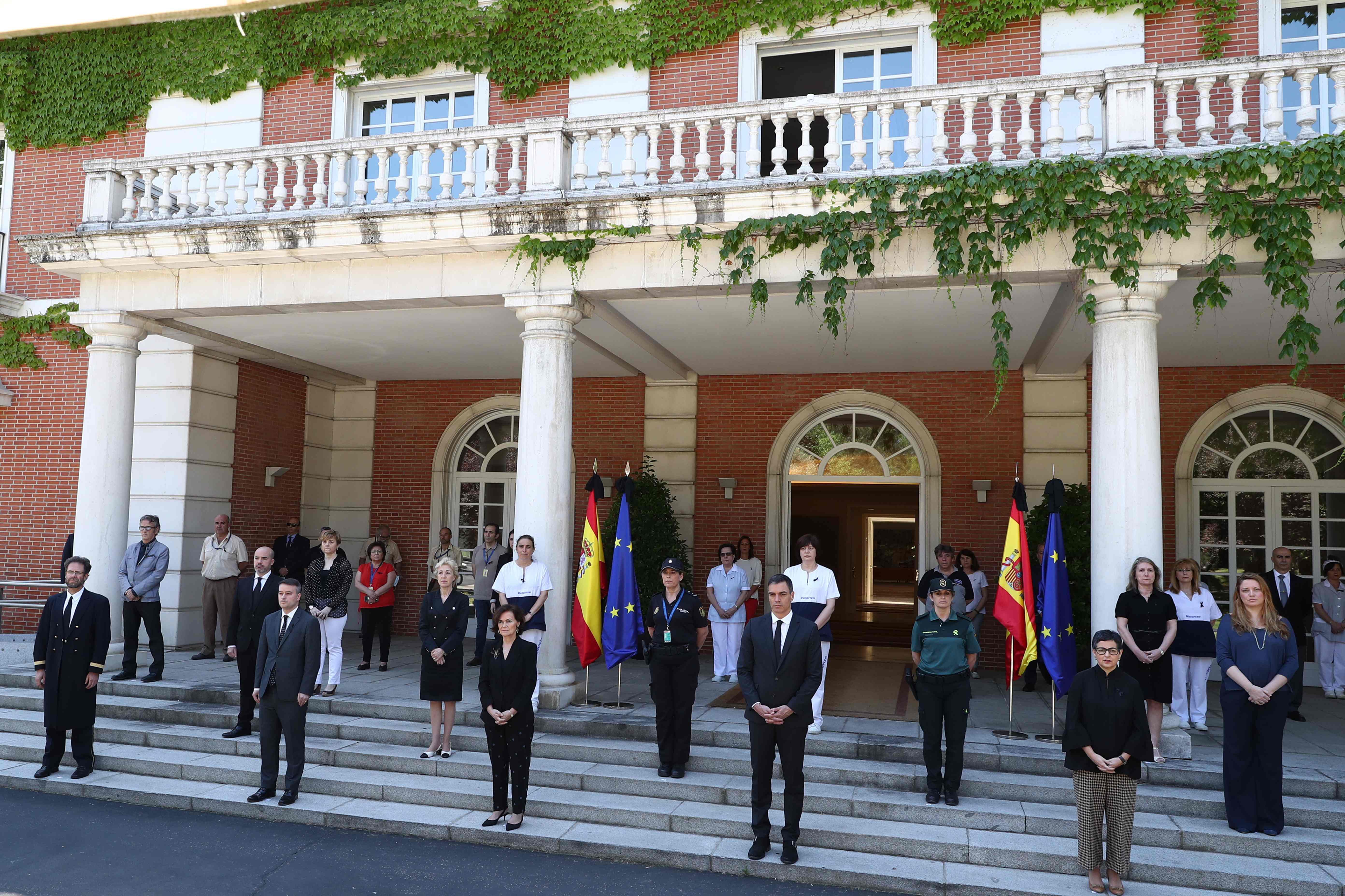 The 10-day period is the longest national mourning declared in Spain since the restoration of democracy in the late 1970s. (Credit: AFP Photo)